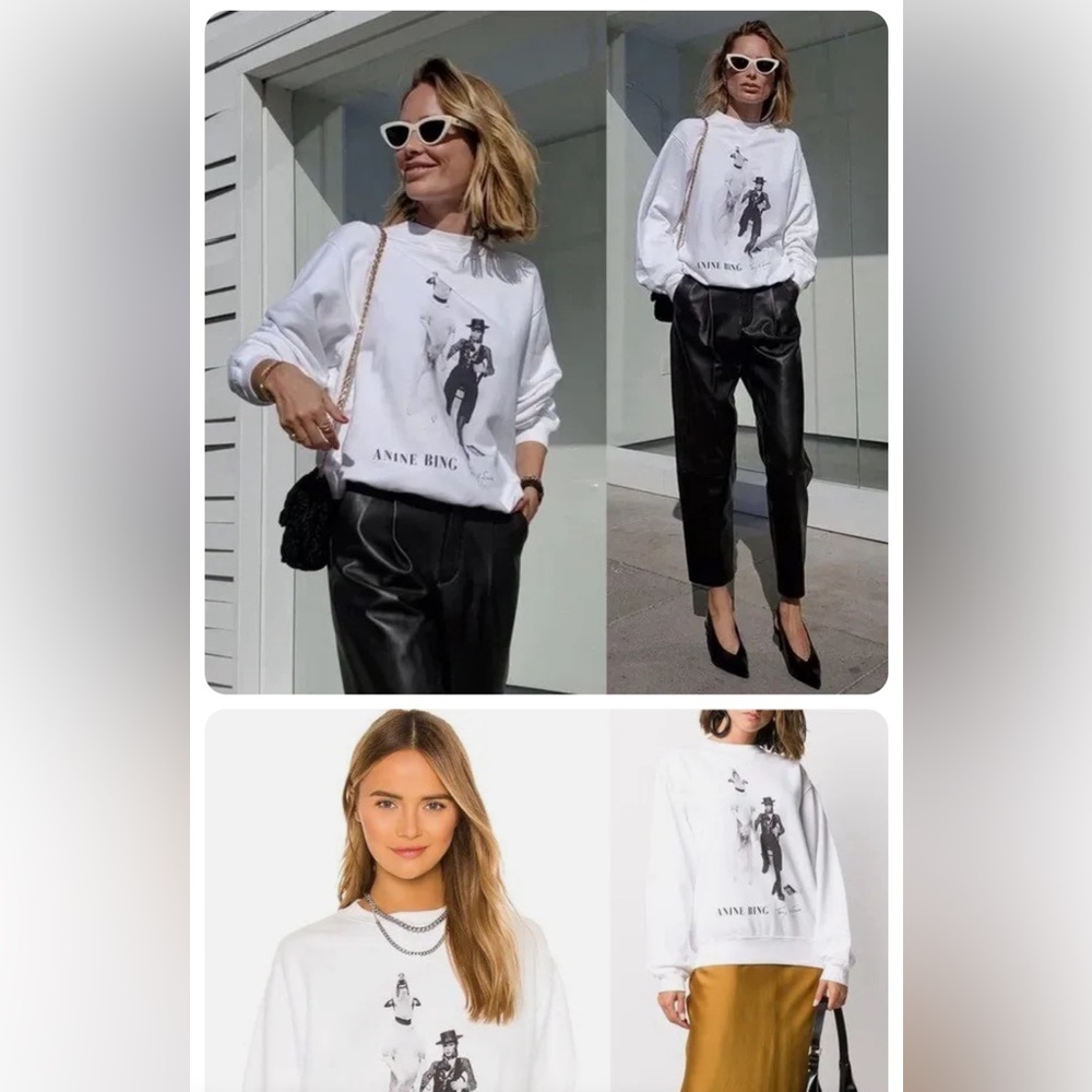 Anine Bing David Bowie sweatshirt